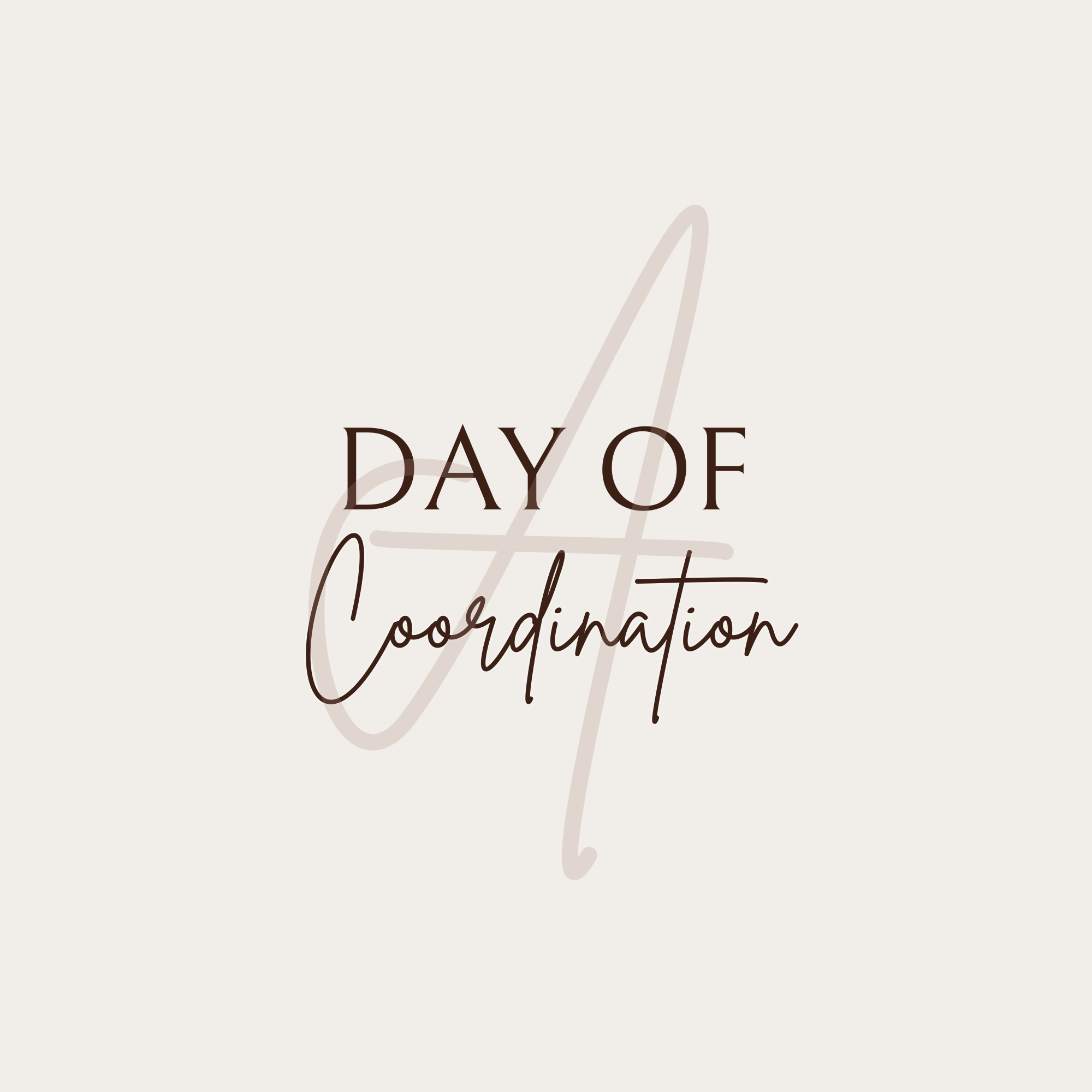 Day of Coordination with Anovia Events